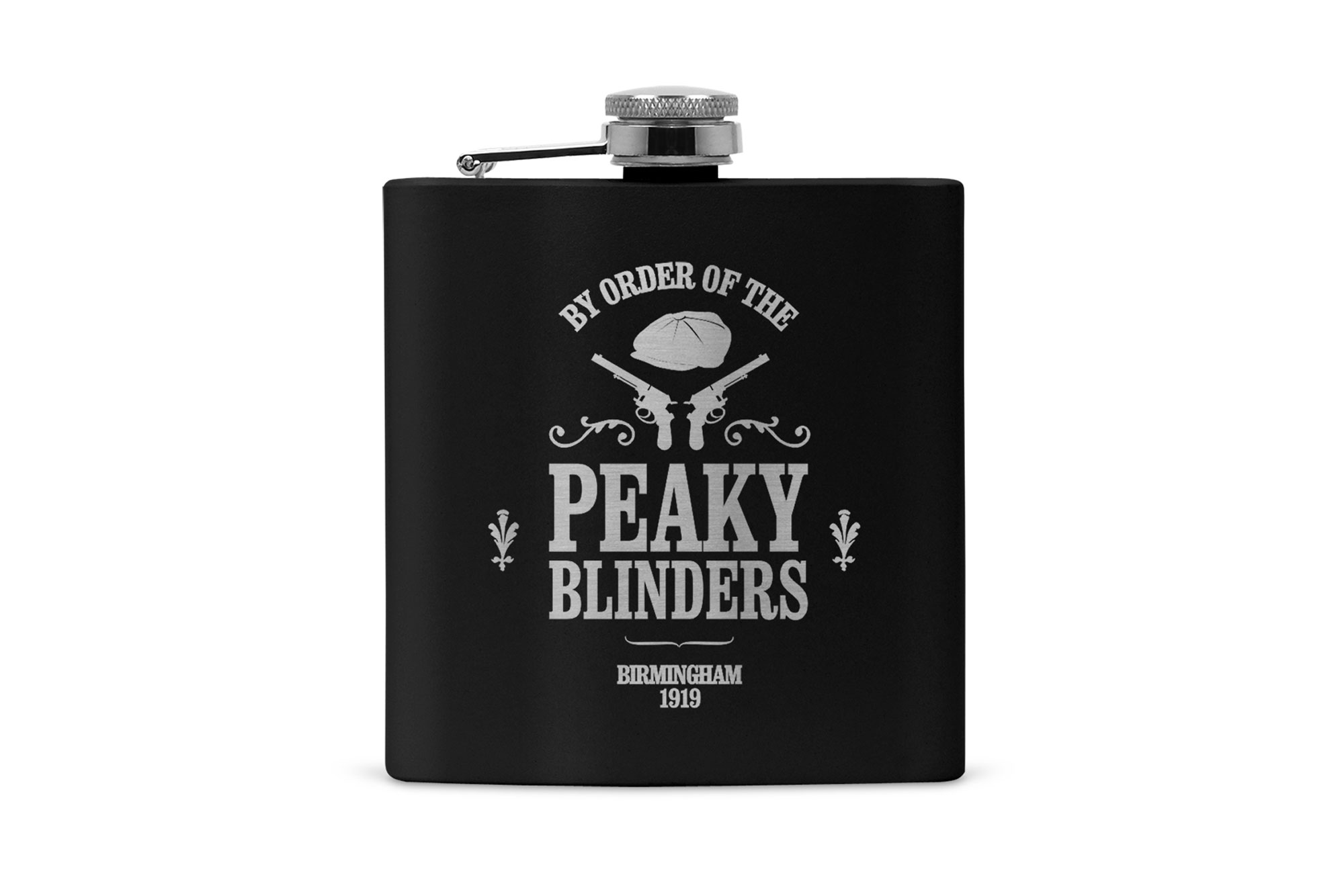 peaky blinders flask black