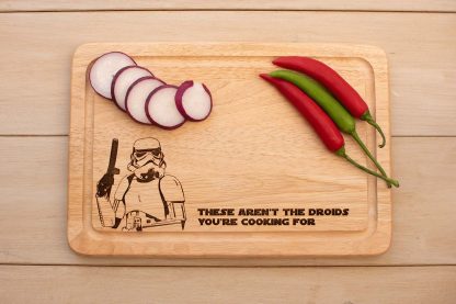 These Aren't The Droids You're Cooking For Wooden Chopping Board - Image 2