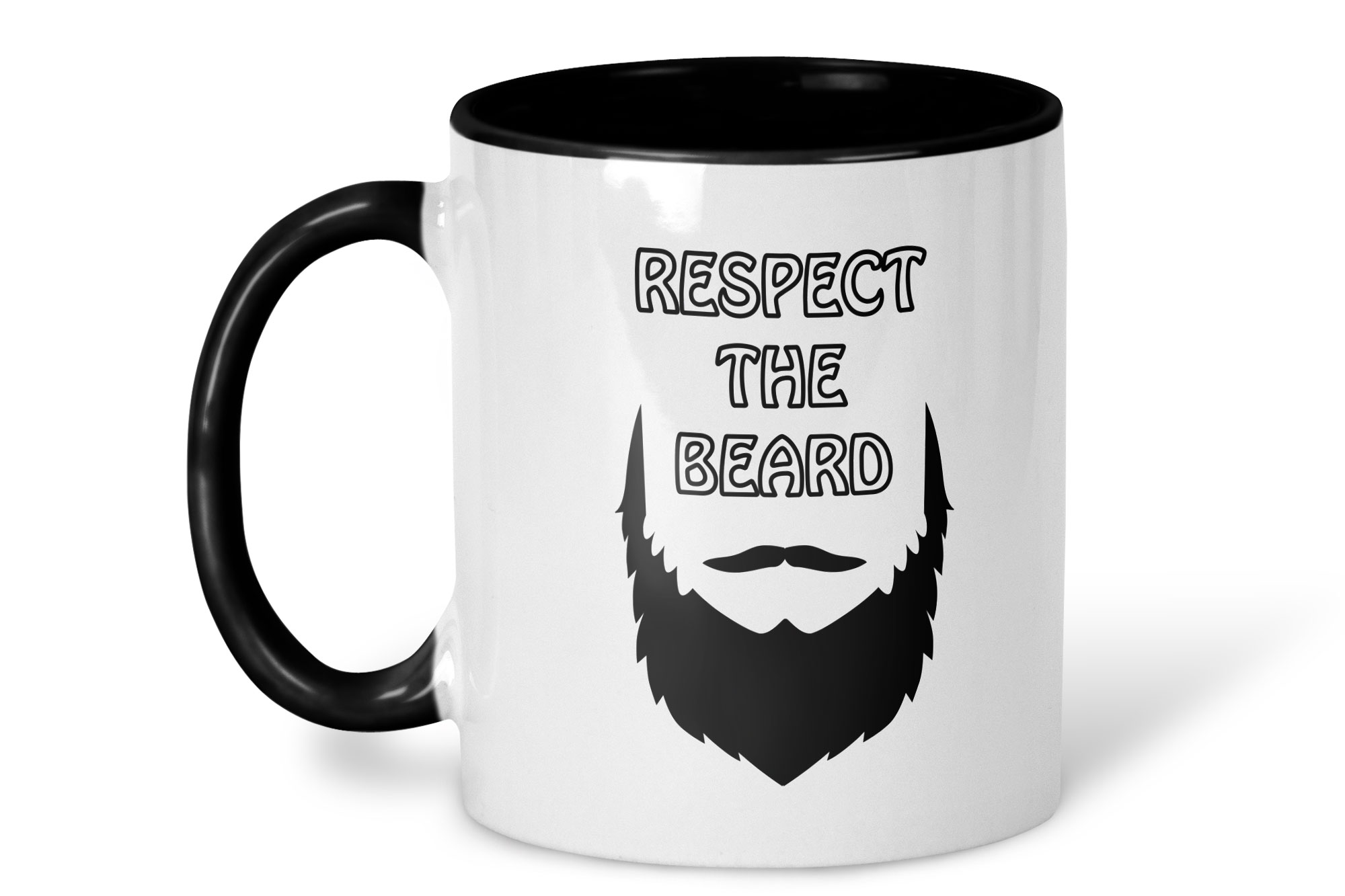respect the beard mug
