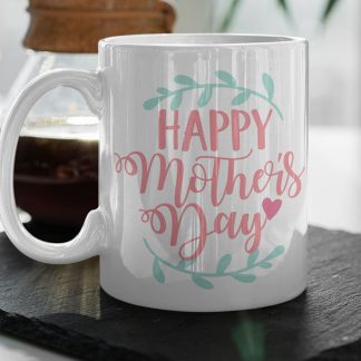 Happy mothers day floral mug