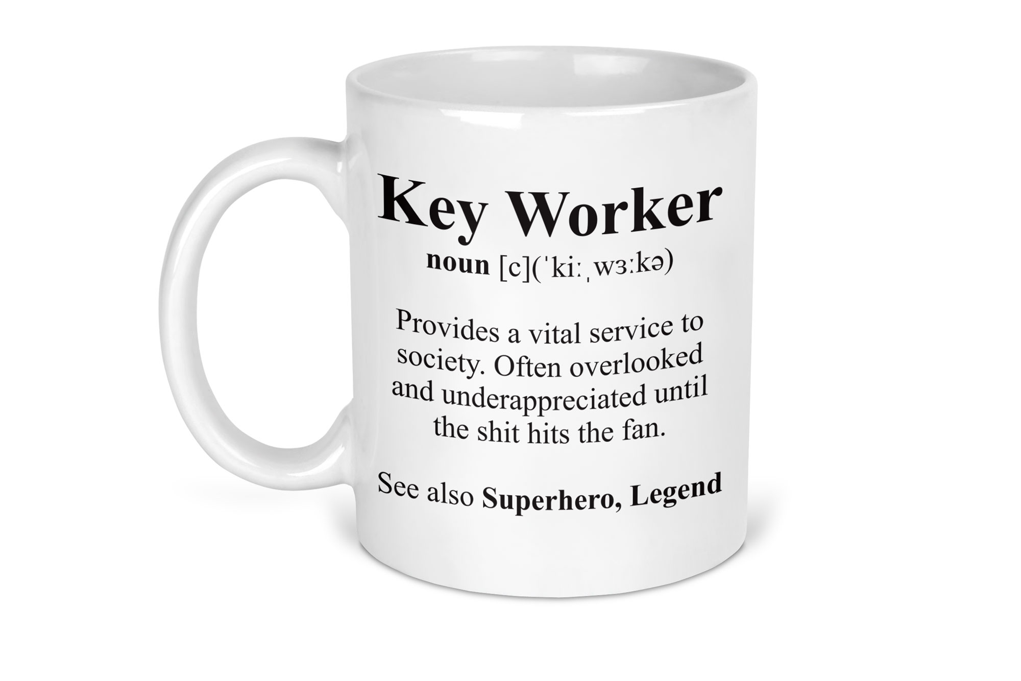 key worker mug