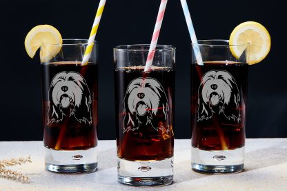 Bearded Collie Highball Glass - Image 2