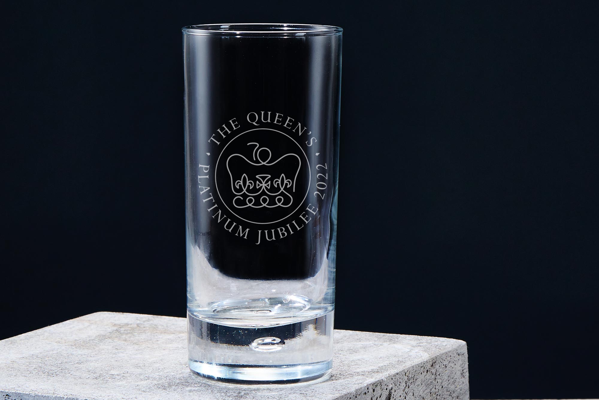 Queen's Platinum Jubilee Highball Glass