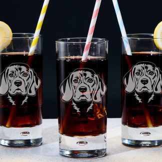 Beagle Highball Glass 13oz Capacity - Pack of Three