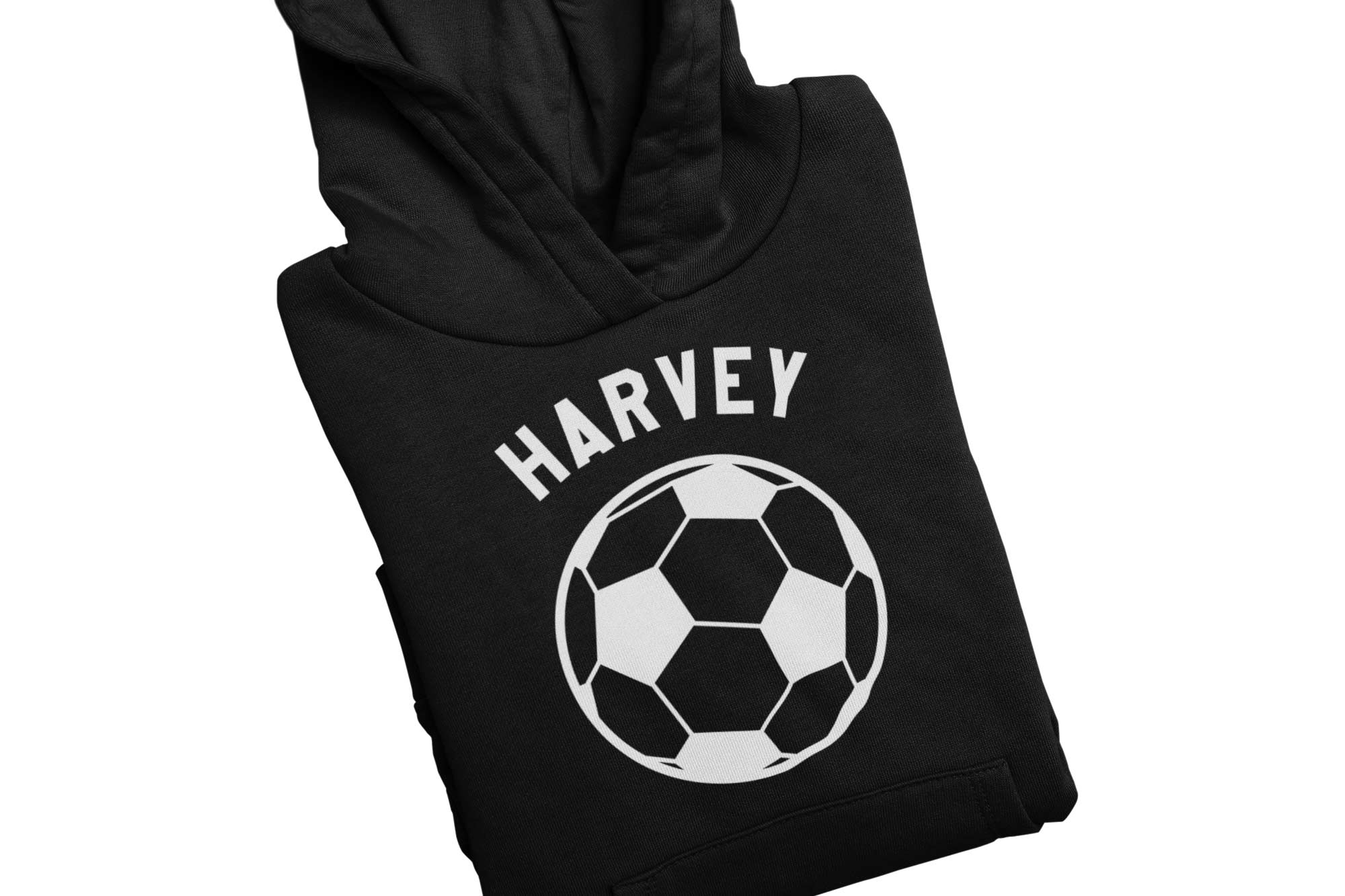 kids football hoodie black