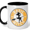 basic witch orange mug