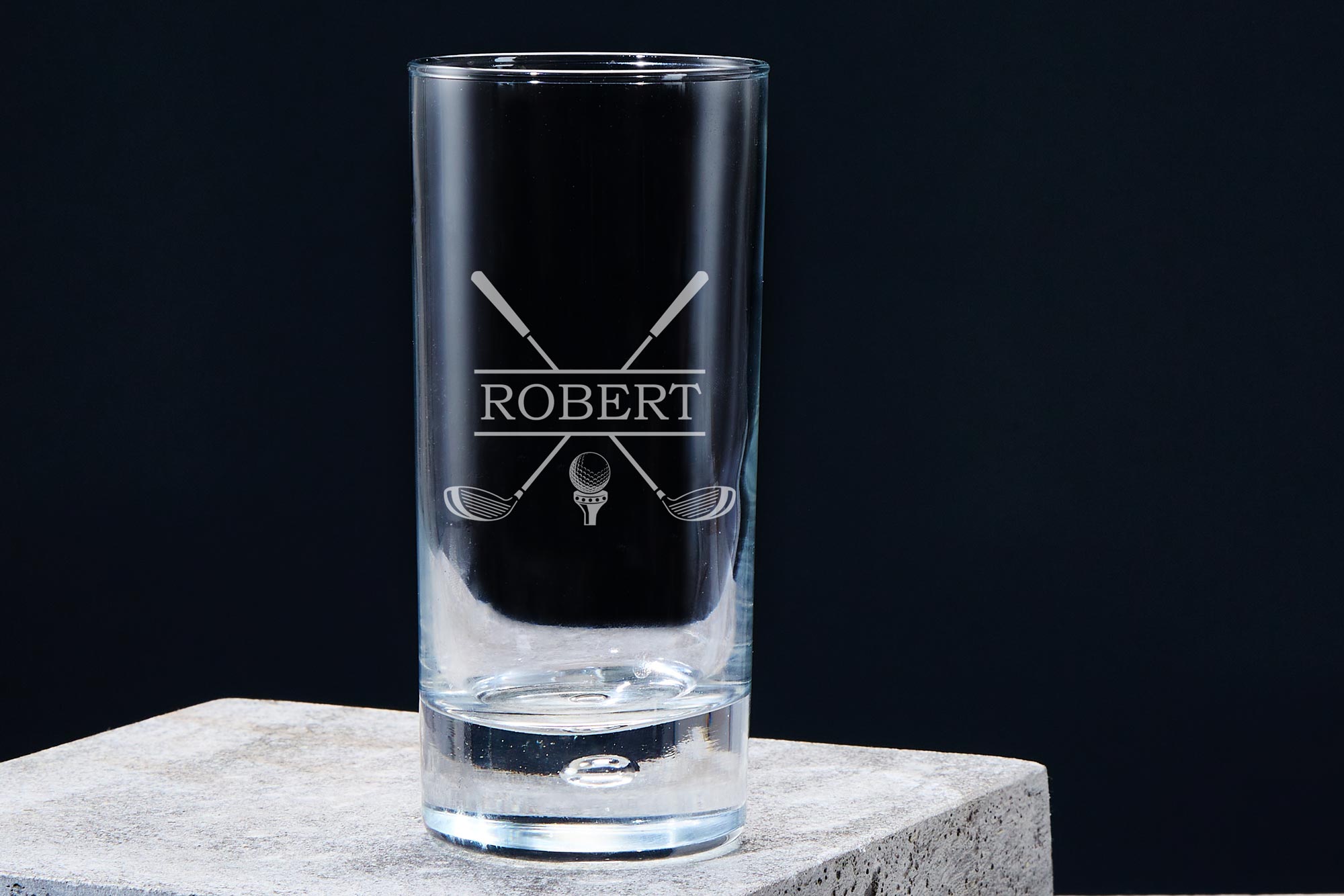 golfer highball glass