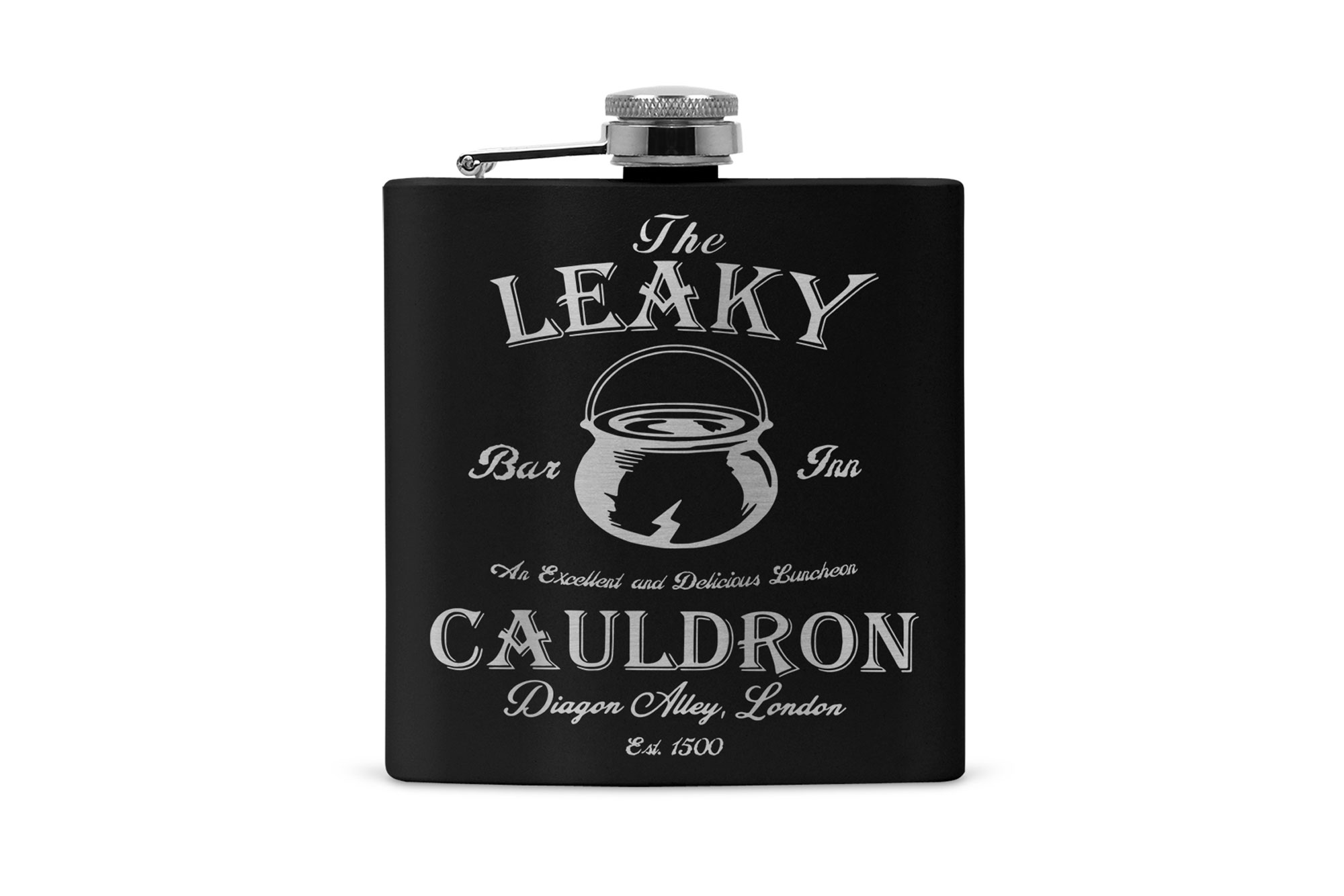 leaky couldron flask black