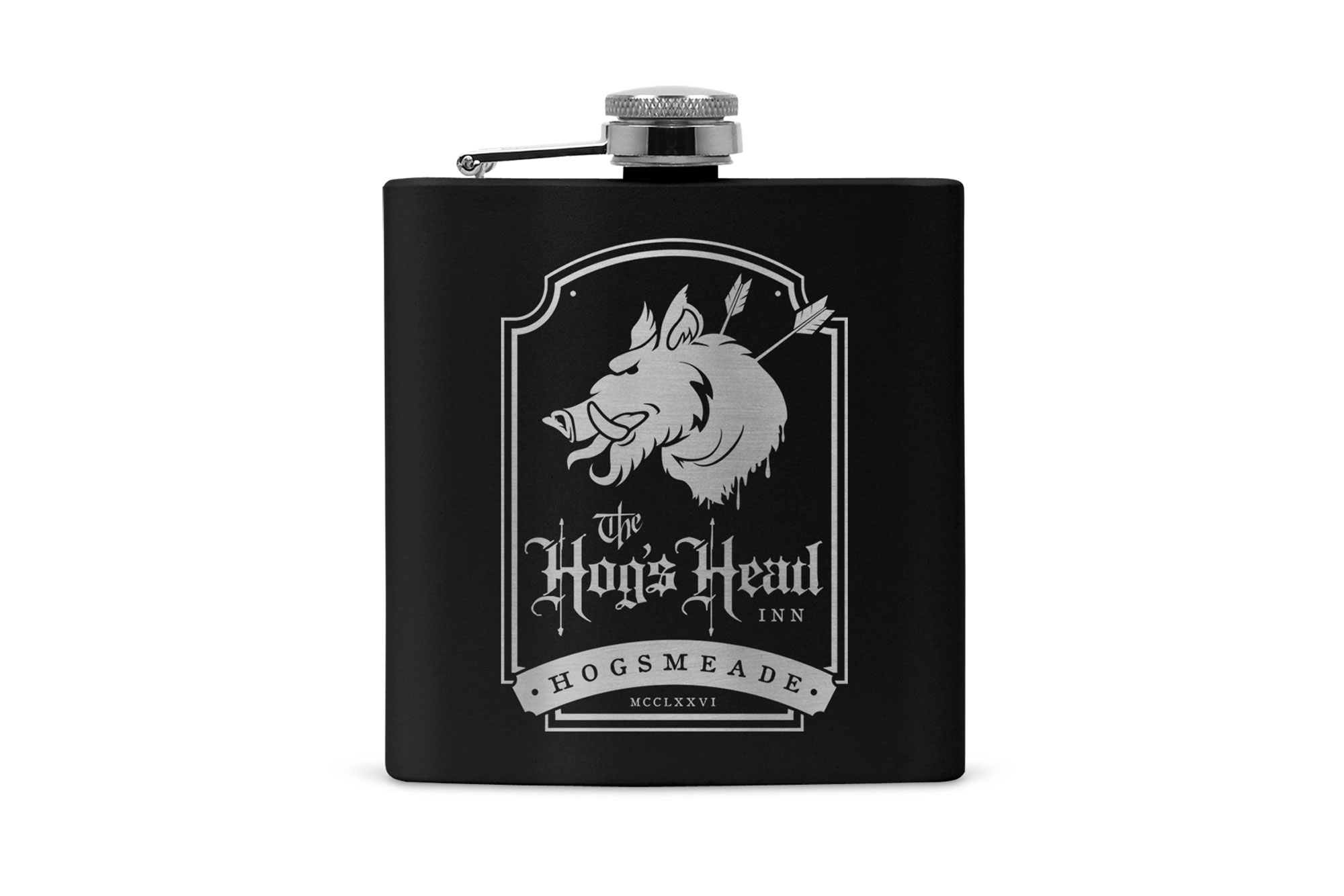 the hogs head flask black