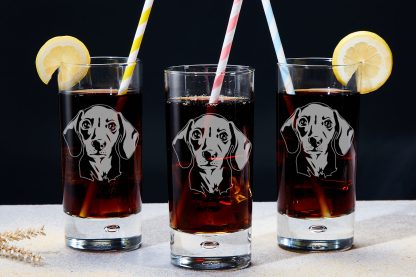 Dachshund Highball Glass 13oz Capacity - Image 2