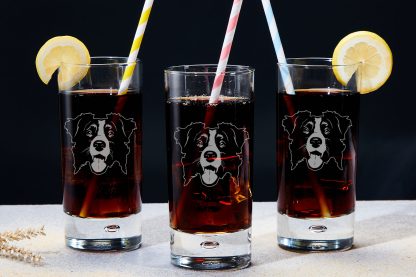 Border Collie Highball Glass - Image 2