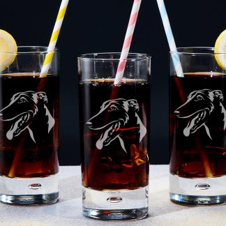 greyhound highball glass triple full