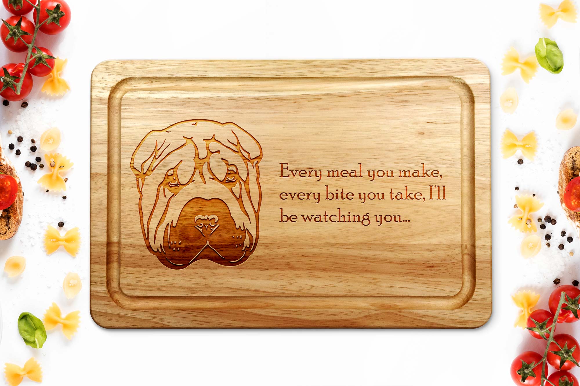 shar pei chopping board