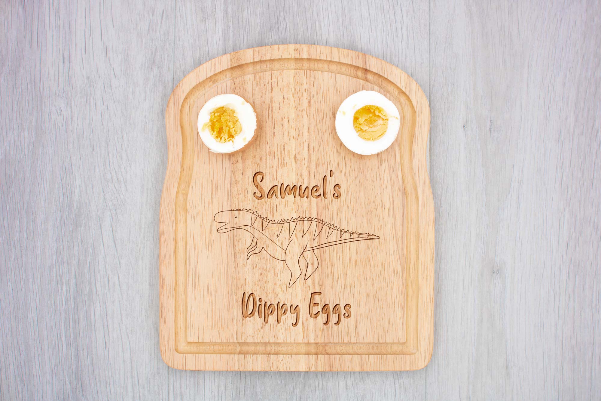 dinosaur breakfast board dippy eggs