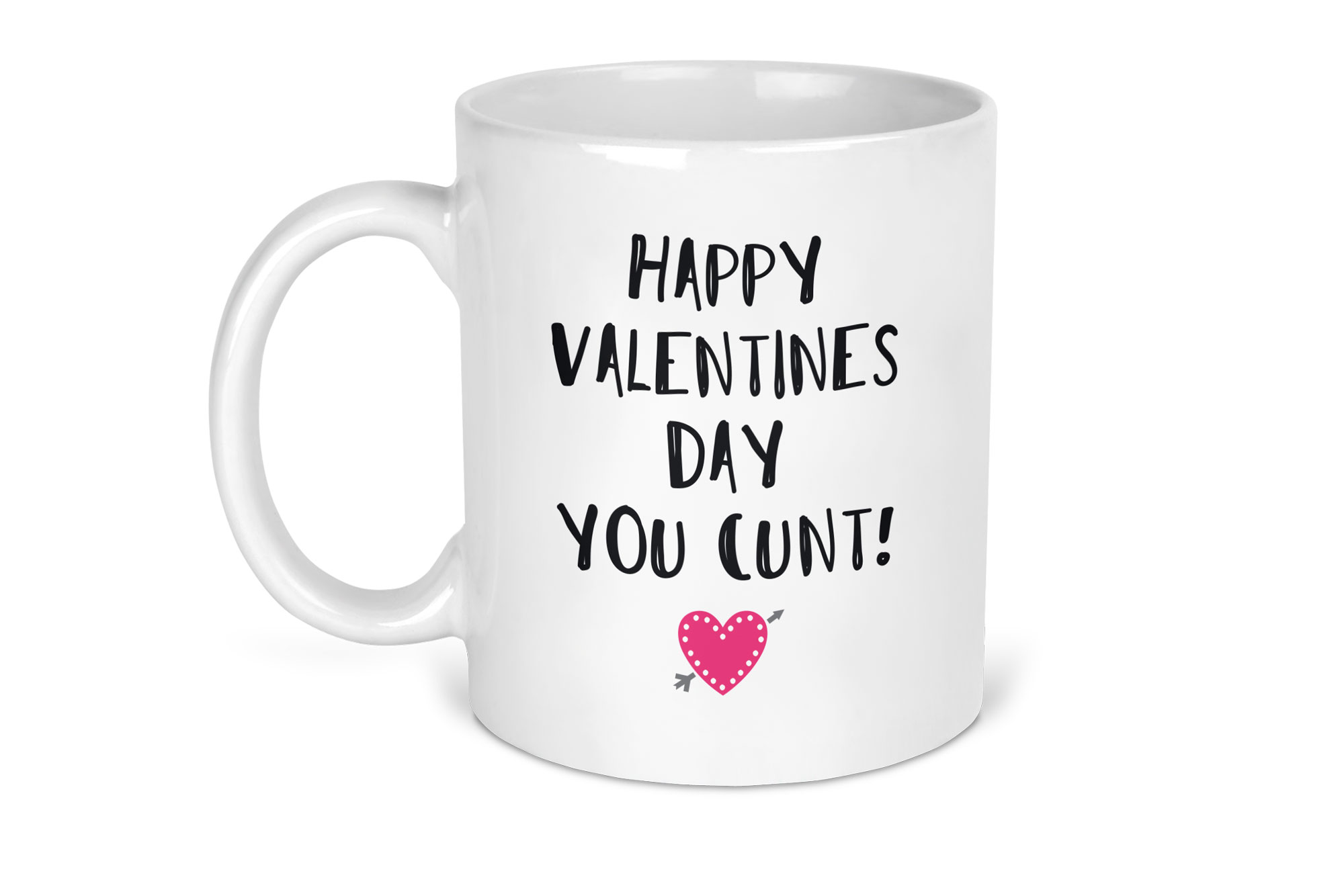 Happy Valentines Day You C**t Rude Adult Novelty gift Mug