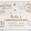 Personalised Christmas Eve Wooden Box - Image 2