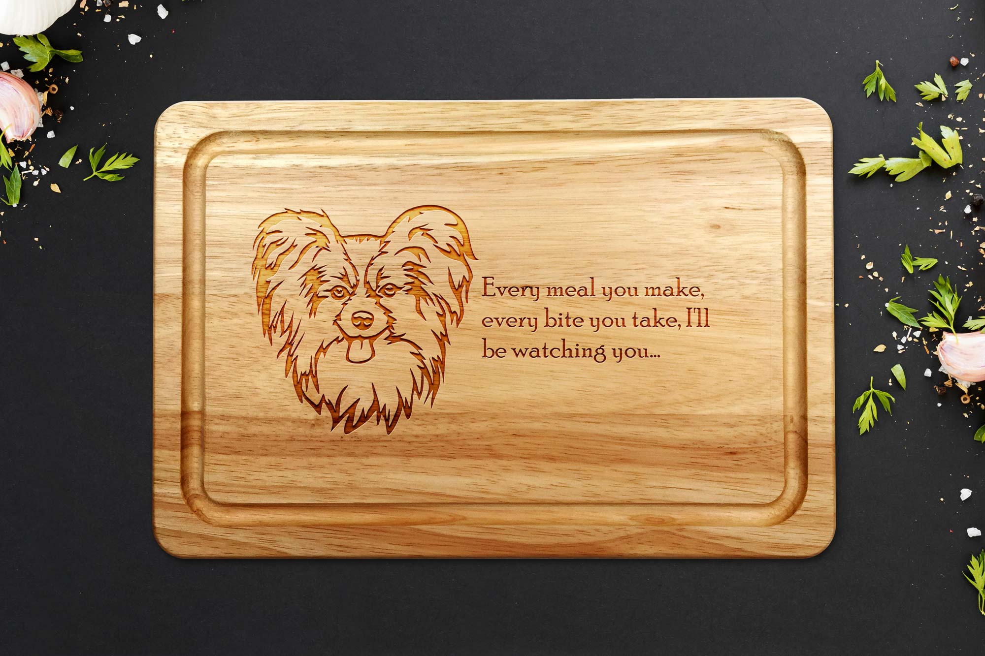 Papillon Wooden Chopping Board