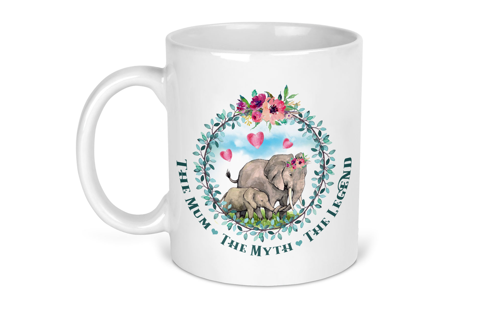 Elephant design mothers day mug