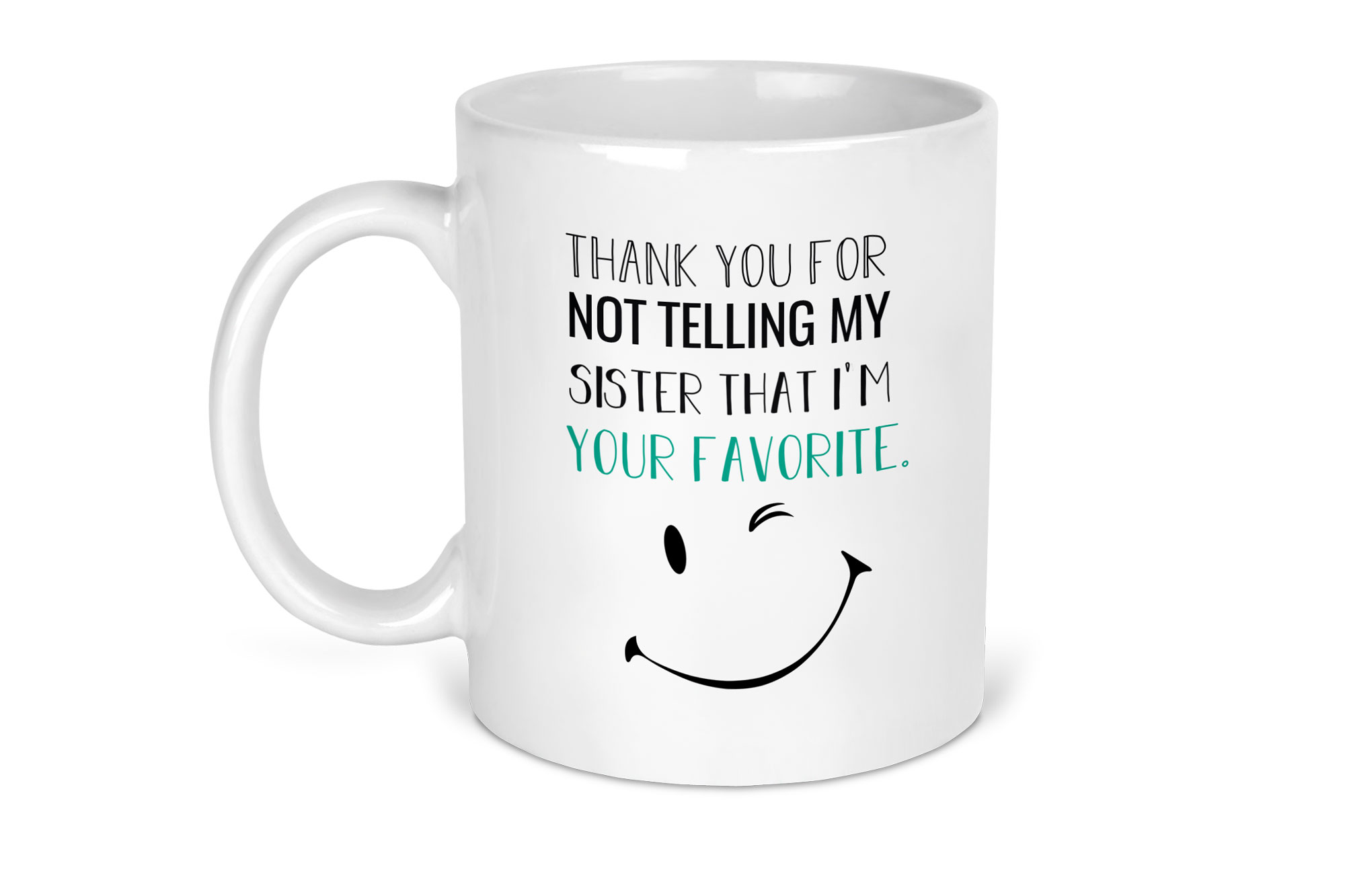 Favourite child novelty mug