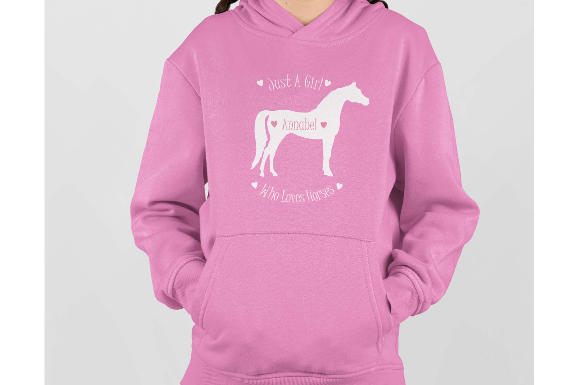 Children's Personalised Horse Hoodie