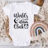 Cutest alarm clock Baby vest