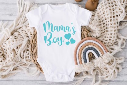 Mama's Boy Designed Baby Vest - Image 2