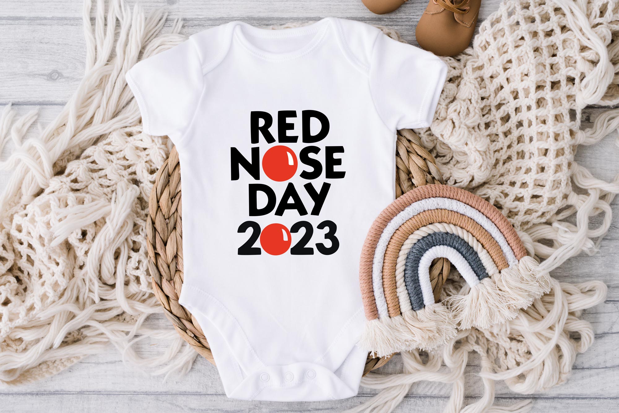 Red Nose Day Baby Vest