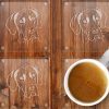 Great Dane glass coaster