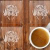 Beagle glass coasters