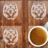 Chow Chow glass coasters