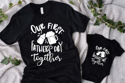 Father and Baby first Father's day Sets