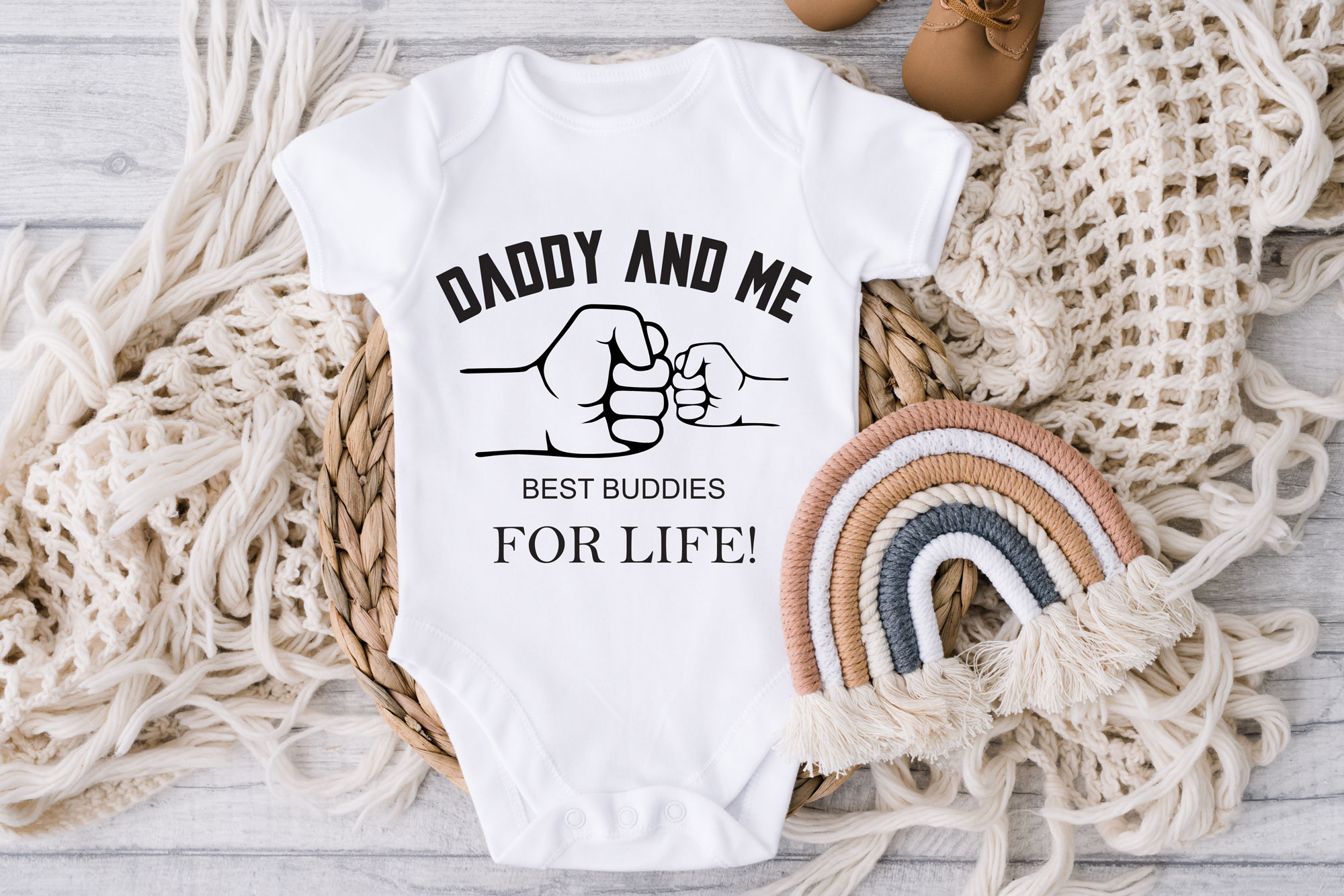 Daddy and Me Baby Vest