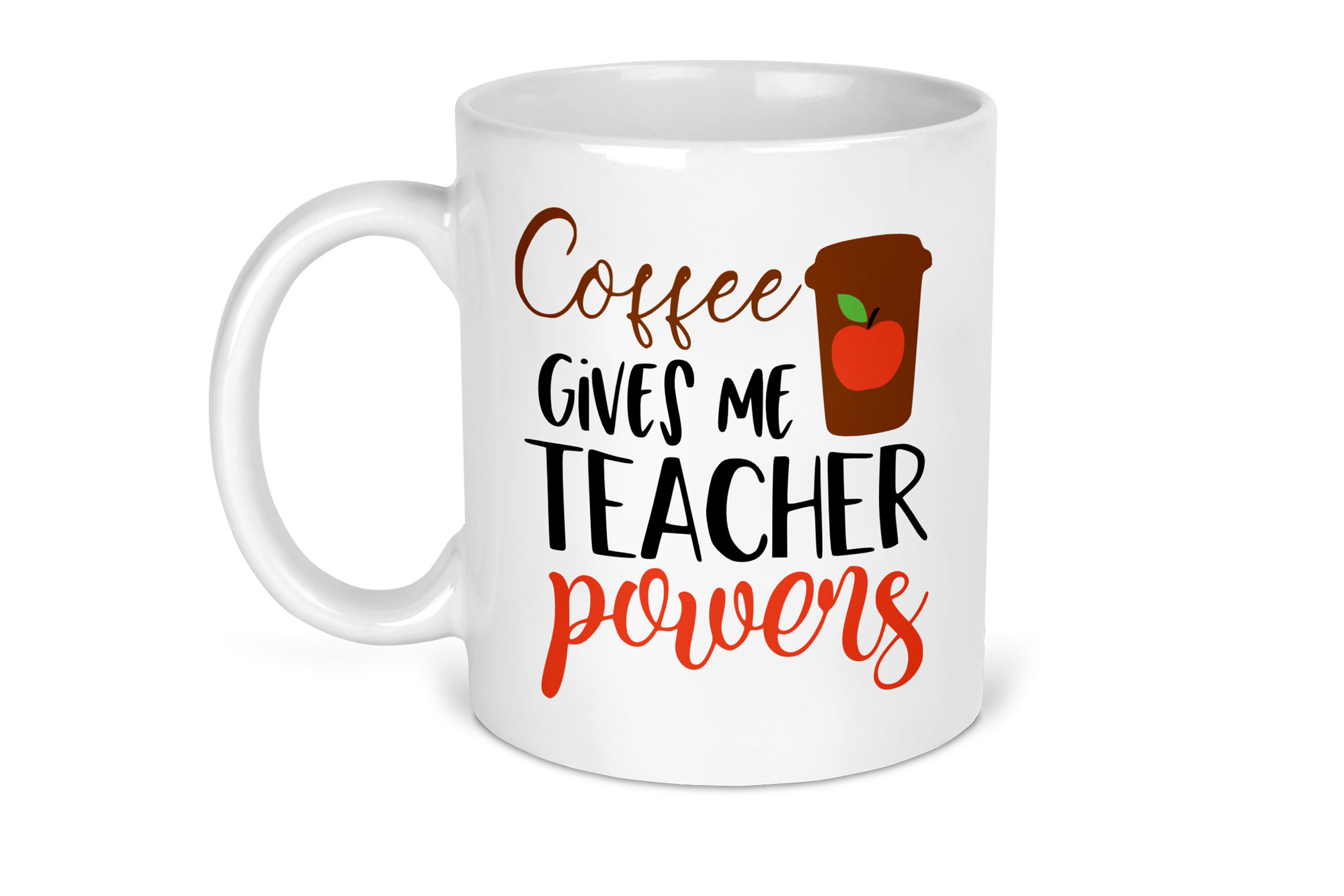 Coffee Gives Teacher Power Novelty Mug