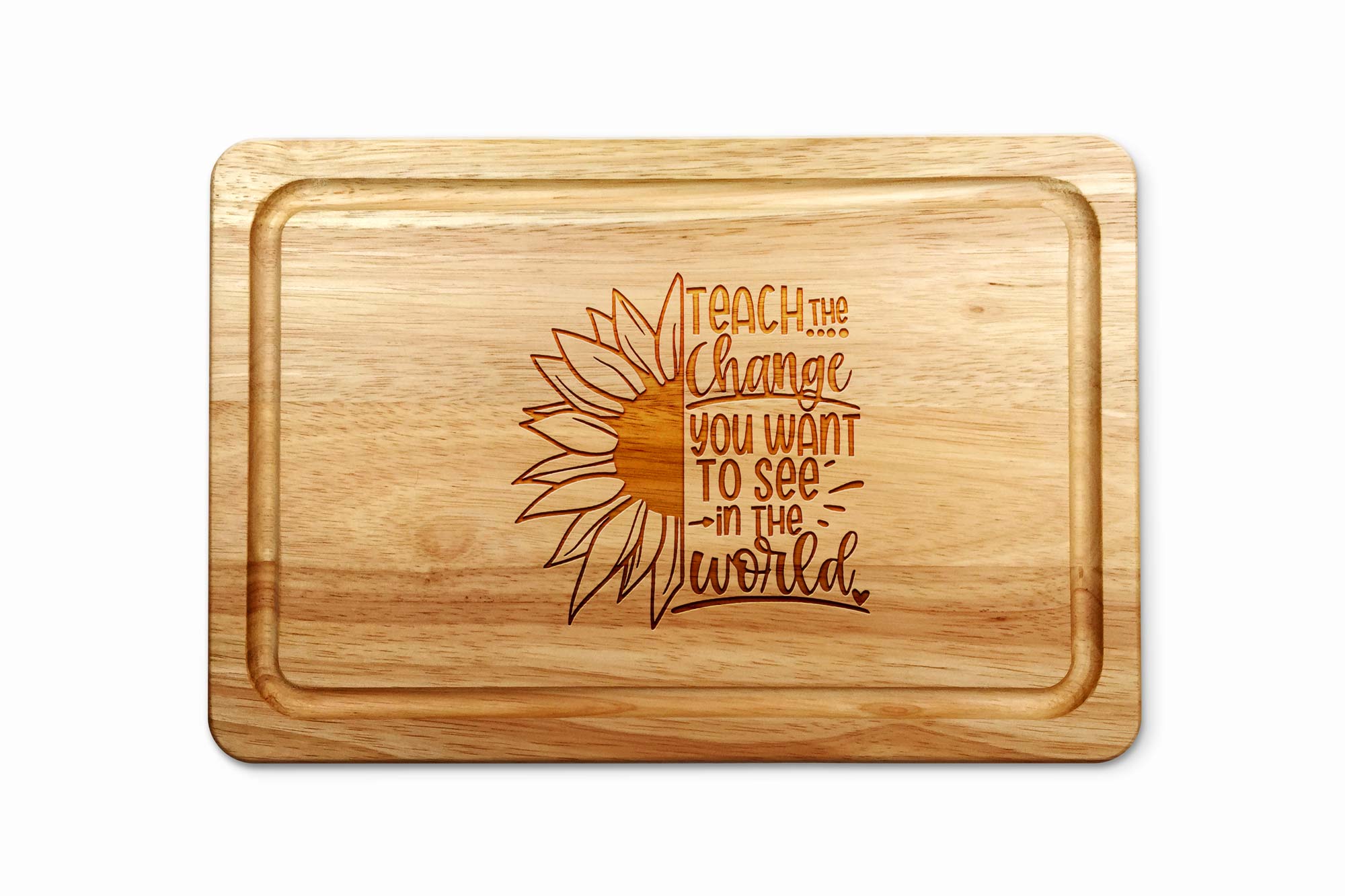 Teacher Gift Sunflower Chopping Board