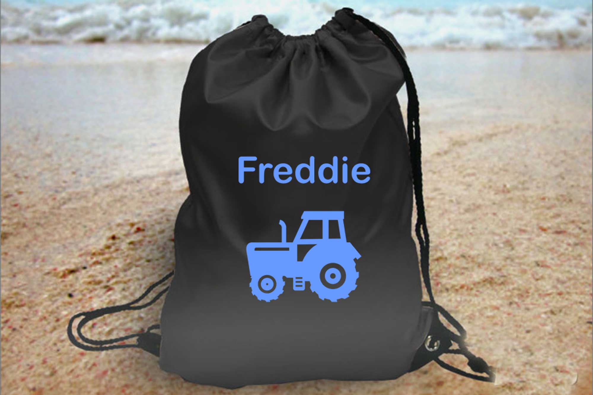 Personalised Back to School Tractor Bag