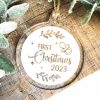 Baby's First Christmas Decoration V2 Inverted