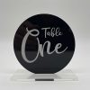 Circle Wedding Table Number