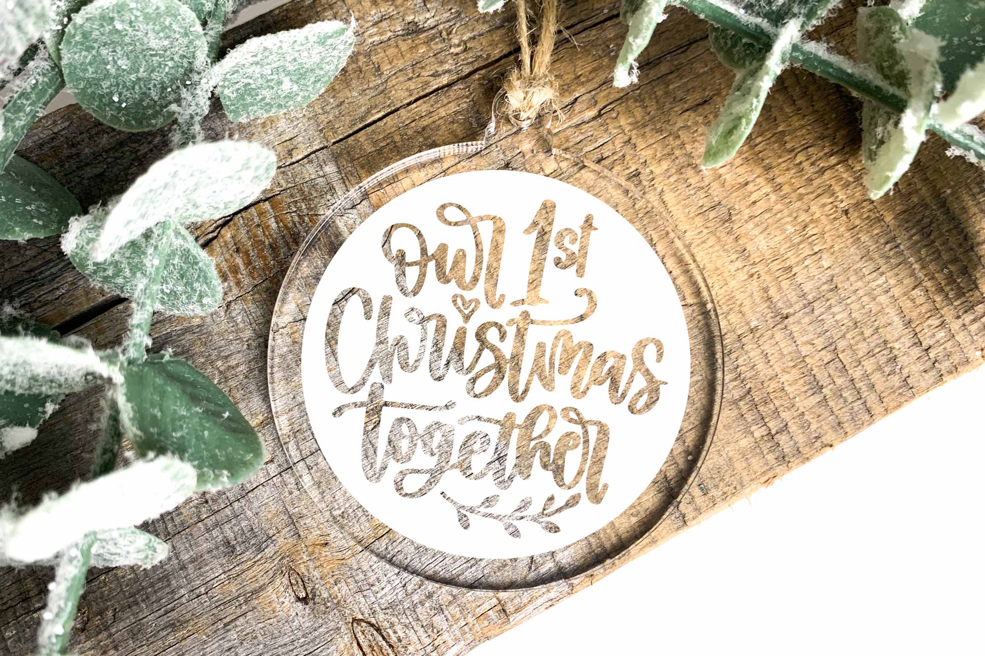 Our First Christmas Together Decoration Inverted