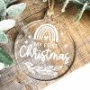Rainbow Baby's First Christmas Decoration v3