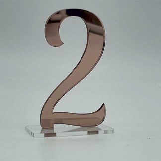 Wedding Table Numbers, Acrylic Table decoration