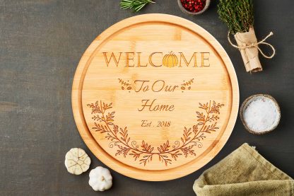 Personalised Autumn Round Board - Image 2