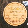 Personalised Autumn Round Board