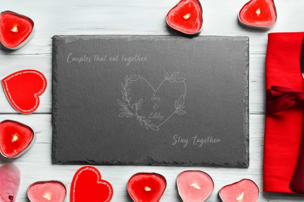 Personalised Valentine's Placemat & Coaster Sets