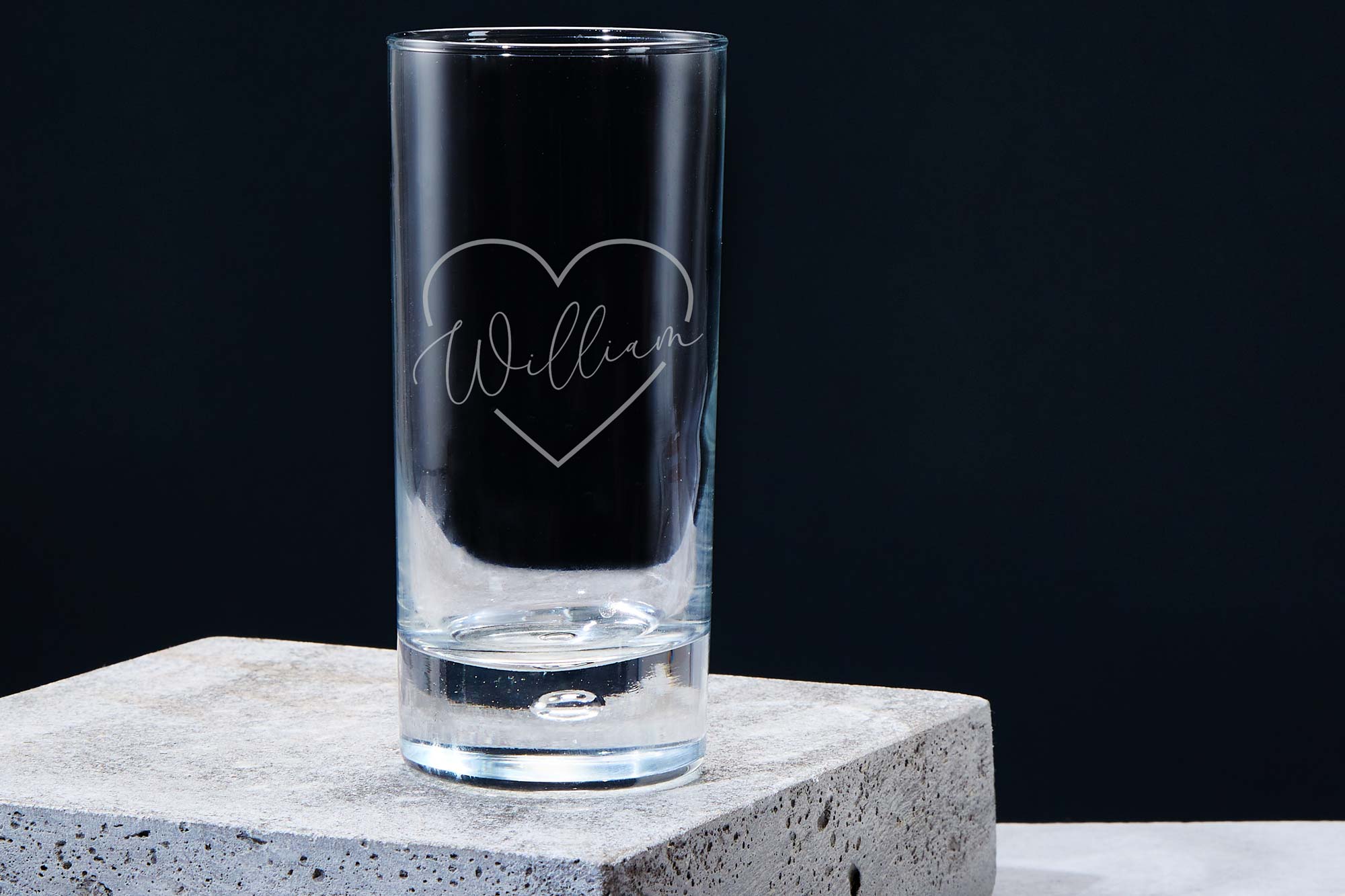 Personalised Valentine Hiball Glass