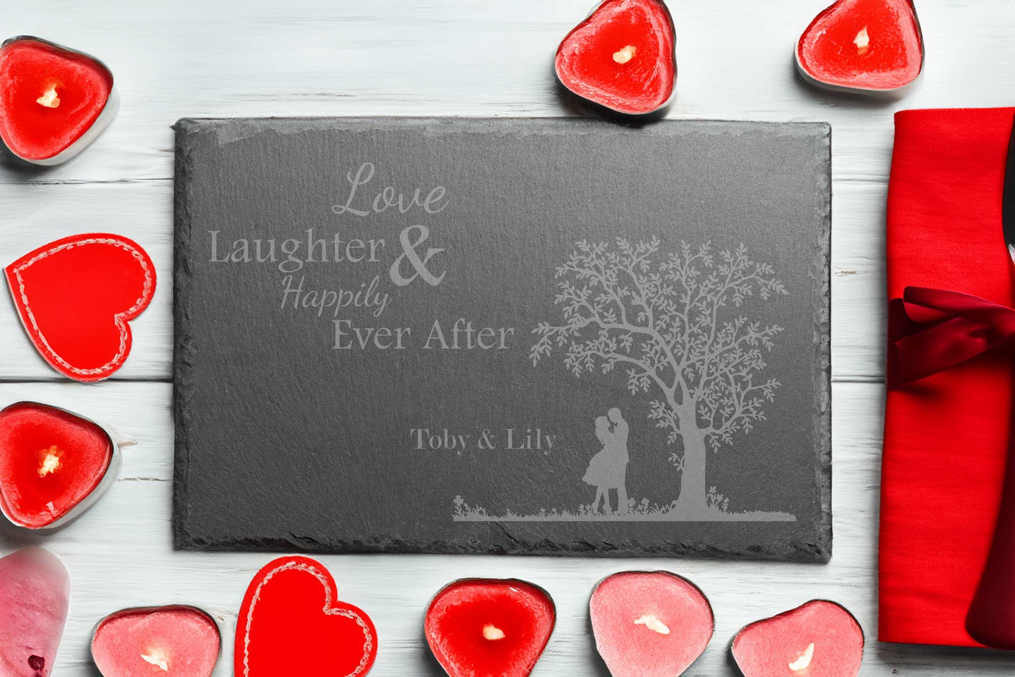 Personalised Valentine's Placemat & Coaster Sets
