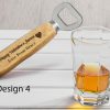 Personalised valentine's bottle opener