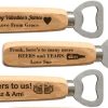 Personalised Valentines Beer Bottle Opener