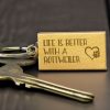 Personalised Dog Mum Keyring