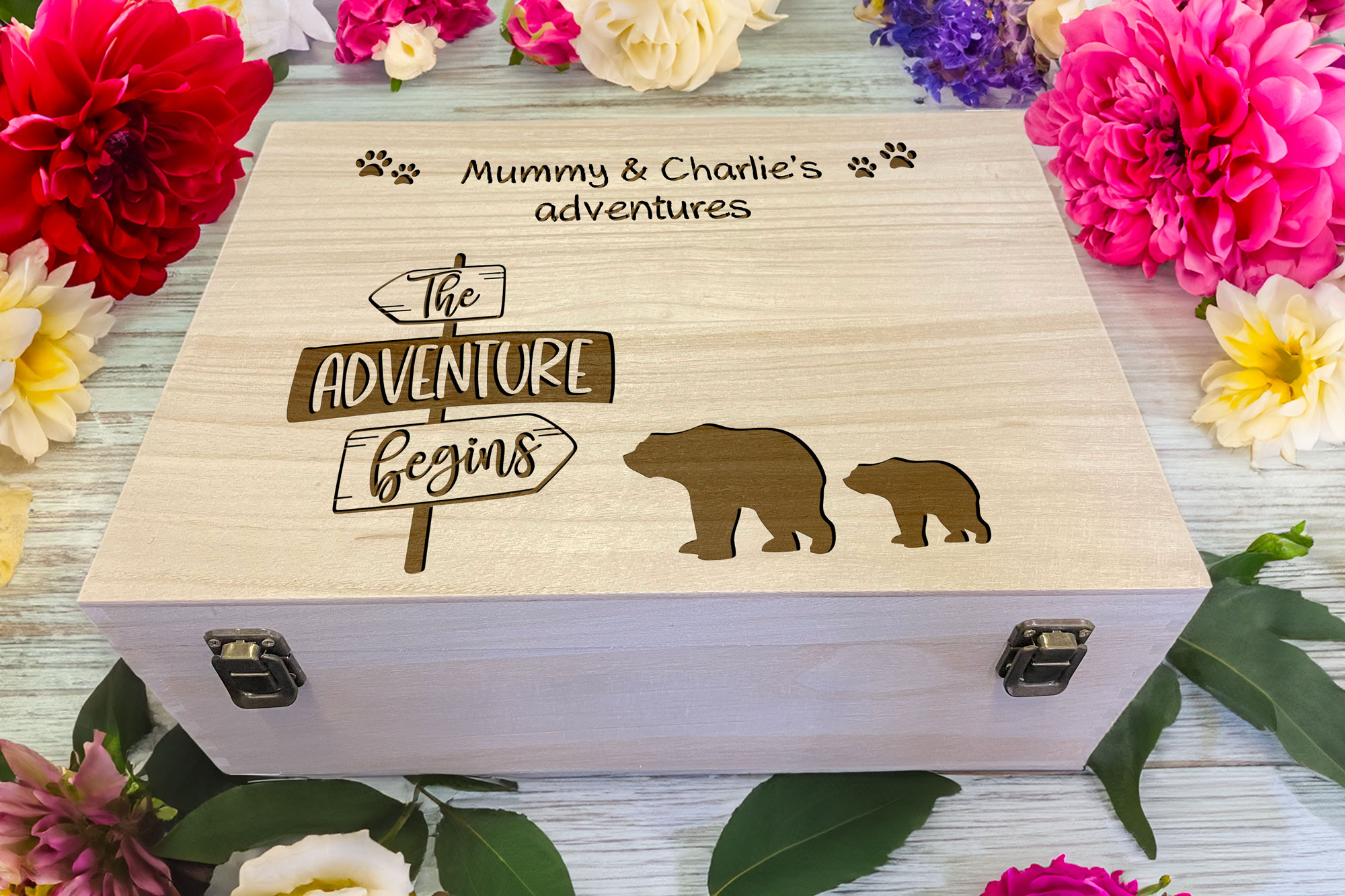 Personalised Mother's Day keepsake Box