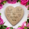 Personalised mothers day heart board